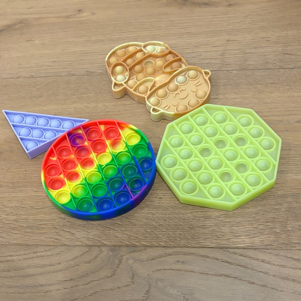 Vibrant Sensory Pop It Toy Collection